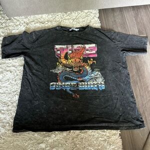 adika fire since birth dragon t-shirt